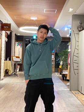 山口 聖矢さん（メンズ・175cm）の冬コーディネート