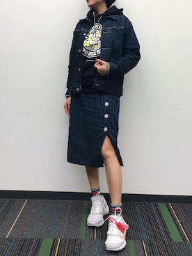 「spongebob」｜Julia Chiuさん（レディース・159cm）の秋コーディネート