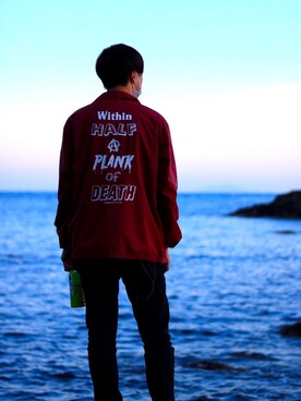 「SABBAT13（サバト）のアイテム」を使った、あはんさん（メンズ・188cm）の夏コーディネート