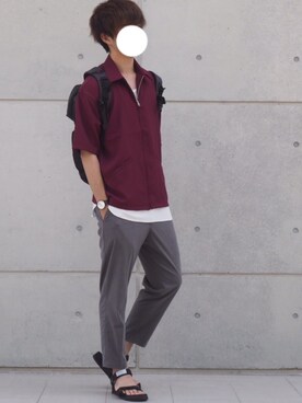 Uuuさん（メンズ・181cm）の夏コーディネート