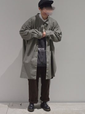 「WhoWhat（フーワット）のアイテム（トップス）」を使った、Uuuさん（メンズ・181cm）の秋コーディネート