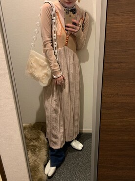 yukari_riraさん（レディース・155cm）の冬コーディネート