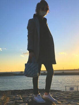 「L.H.P（エルエイチピー）のアイテム（テーラードジャケット）」を使った、こーじまさん（メンズ・175cm）の冬コーディネート
