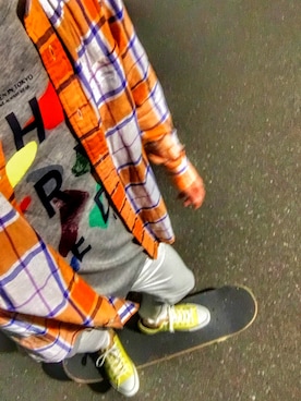 「SCOTCH & SODA（スコッチ アンド ソーダ）のアイテム（Tシャツ/カットソー）」を使った、こーじまさん（メンズ・175cm）の夏コーディネート