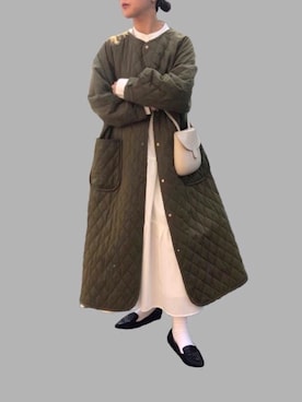 「Libra Cue（リブラ キュー）のアイテム（その他アウター）」を使った、kayouさん（レディース・160cm）の冬コーディネート
