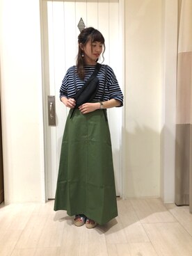 Samansa Mos2 Blue サマンサモスモスブルー のボディバッグ ウエストポーチを使った人気ファッションコーディネート Wear