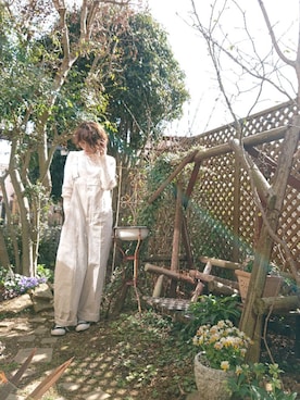 「LANDWARDS（ランドワーズ）のアイテム」を使った、さくらんぼさん（レディース・160cm）の春コーディネート