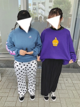 「トゥイーティー」｜なぁこさん（レディース・154cm）の春コーディネート