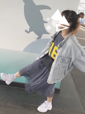なぁこさん（レディース・154cm）の春コーディネート