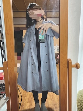 「アイテム（ピアス（両耳用））」を使った、なぁこさん（レディース・154cm・20代）の秋コーディネート
