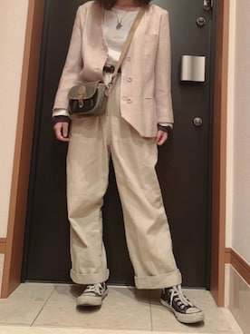 なぁこさん（レディース・154cm）の秋コーディネート