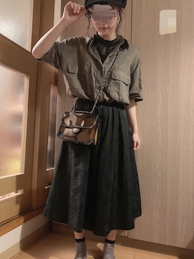 なぁこさん（レディース・154cm）の秋コーディネート