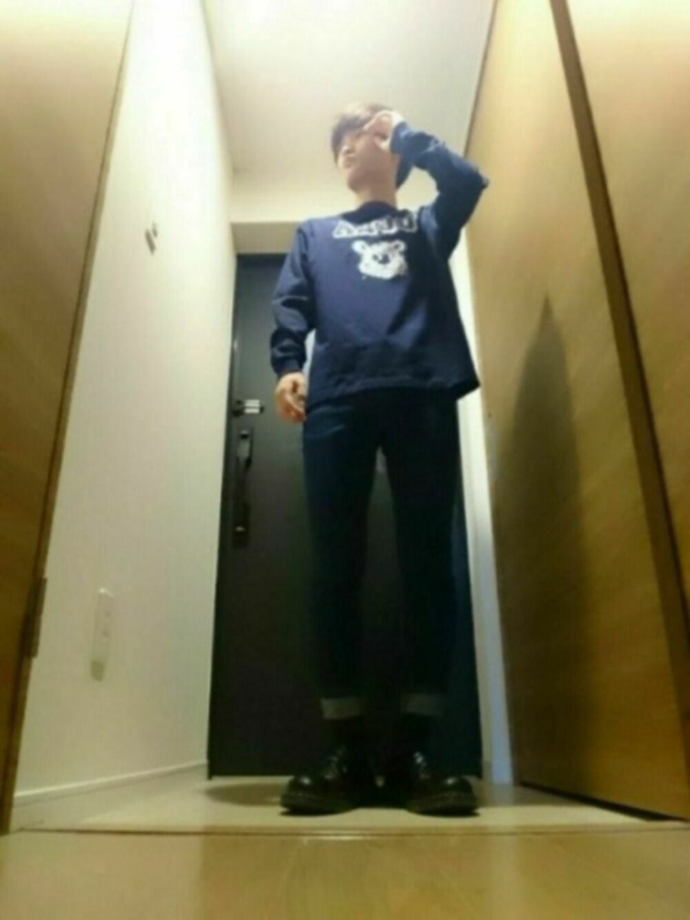 「シンプル、カジュアルコーデ、秋のコーデ、おしゃれさんと繋がりたい」｜「niko and…のアイテム（Tシャツ/カットソー、その他）」を使った、shoさん（メンズ・168cm）の秋コーディネートの1枚目の写真