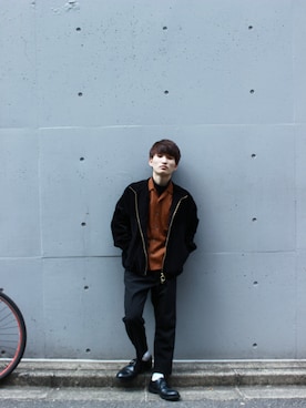 「Steven Alan（スティーブンアラン）のアイテム（その他シューズ）」を使った、shoさん（メンズ・168cm）の秋コーディネート