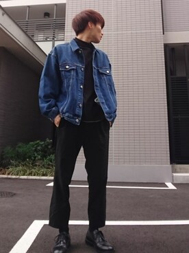 「Steven Alan（スティーブンアラン）のアイテム（その他シューズ）」を使った、shoさん（メンズ・168cm）の秋コーディネート