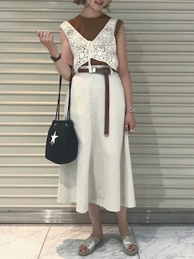 ゆーかっちさん（レディース・172cm）の夏コーディネート