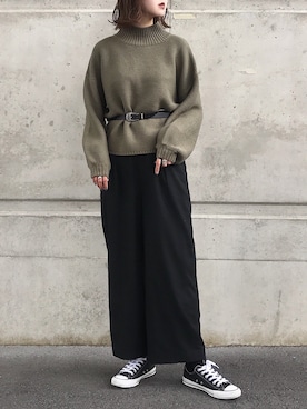 ゆーかっちさん（レディース・172cm）の秋コーディネート