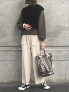 ゆーかっちさん（レディース・172cm）の冬コーディネート