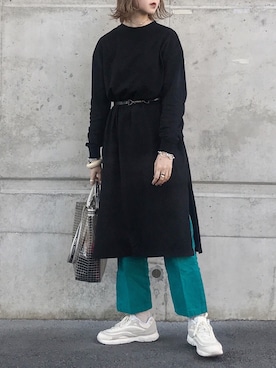ゆーかっちさん（レディース・172cm）の春コーディネート