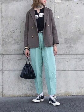 ゆーかっちさん(レディース・172cm)の春コーディネート