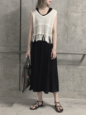 ゆーかっちさん(レディース・172cm)の夏コーディネート