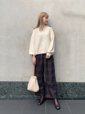 ゆーかっちさん(レディース・172cm)の秋コーディネート