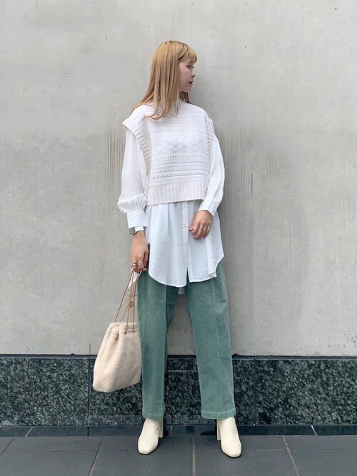 Lowrys Farm 京都ポルタゆーかっちさんのシャツ ブラウスを使ったコーディネート Zozotown