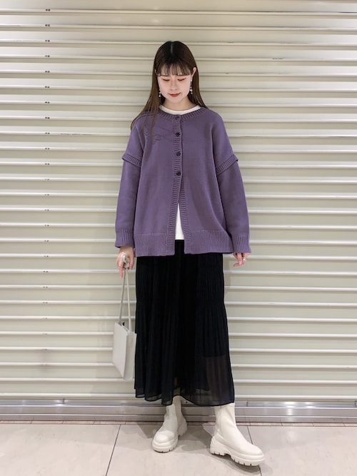 Lowrys Farm 京都ポルタゆーかっちさんのニット セーターを使ったコーディネート Zozotown