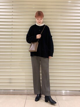 ゆーかっちさん（レディース・172cm）の冬コーディネート