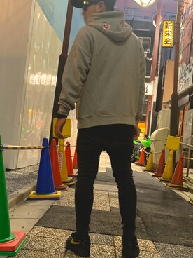 「WARP（ワープ）のアイテム（トップス）」を使った、🤑さん（メンズ・170cm）の秋コーディネート