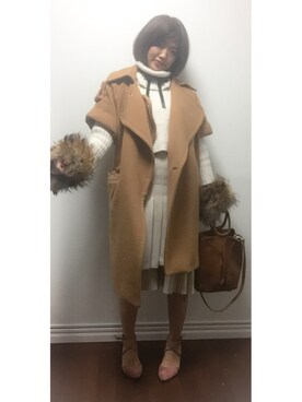 jima tsumugiさん（レディース・164cm）の冬コーディネート