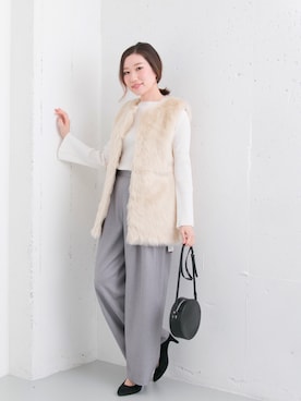 matsumoto mioさん(レディース・162cm)の冬コーディネート