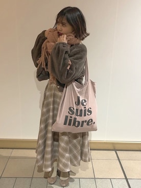 sʜɪᴏʀɪさん(レディース・154cm)の冬コーディネート