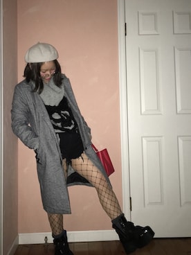 am!さん（レディース・152cm）の冬コーディネート