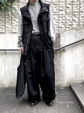 「stein」｜「アイテム（ブルゾン）」を使った、Syuさん（メンズ・174cm）の秋コーディネート