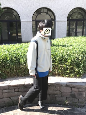「FILA（フィラ）のアイテム（ナイロンジャケット）」を使った、RSさん（メンズ・176cm）の秋コーディネート