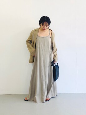 IMOKOさんの「トラペーズラインイージーBAG」を使ったコーディネート