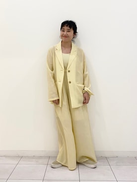 「KBF+」｜「アイテム（ジャケット/アウター）」を使った、IMOKOさん（レディース・148cm）の春コーディネート