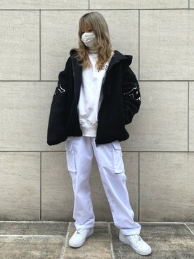 タニ  リオナさん（レディース・161cm）の冬コーディネート