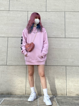 「RESPIRO（レスピロ）のアイテム」を使った、タニ  リオナさん（レディース・161cm）の冬コーディネート