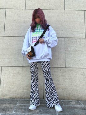 「Ctr1（コントロール）のアイテム（パンツ）」を使った、タニ  リオナさん（レディース・161cm）の冬コーディネート