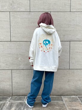「Chica（チカ）のアイテム」を使った、タニ  リオナさん（レディース・161cm）の冬コーディネート