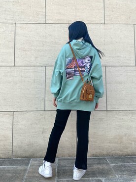 「Ctr1（コントロール）のアイテム（パンツ）」を使った、タニ  リオナさん（レディース・161cm）の冬コーディネート