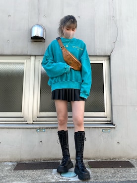 「Ctr1（コントロール）のアイテム（スカート）」を使った、タニ  リオナさん（レディース・161cm）の春コーディネート