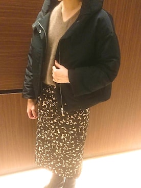 「ショートダウン」｜ELENDEEK STAFFさん（レディース・163cm）の秋コーディネート