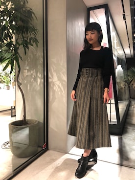 「ELIN（エリン）のアイテム」を使った、ELENDEEK STAFFさん（レディース・165cm）の秋コーディネート