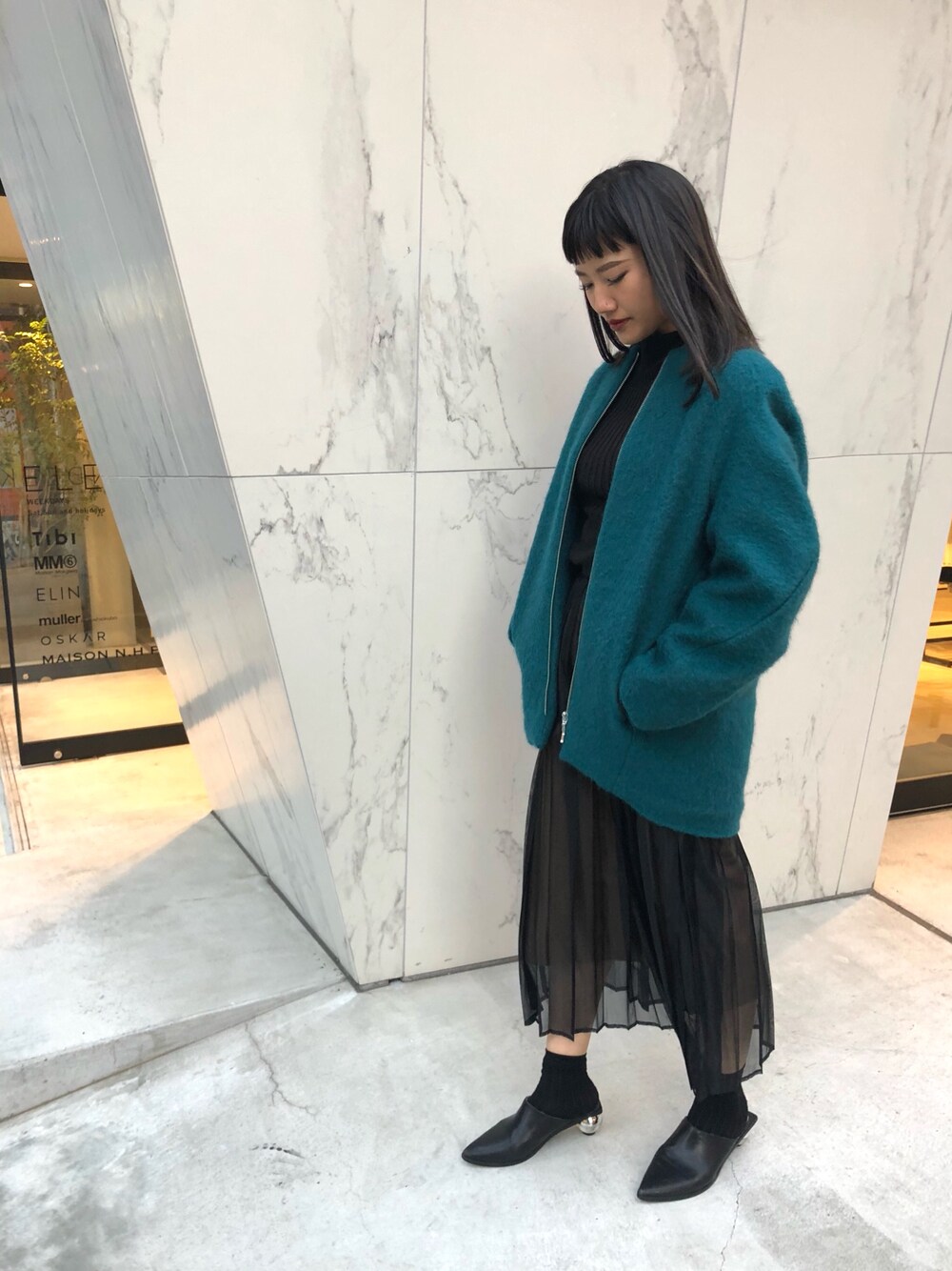 ELENDEEK（エレンディーク）の「ローディッシュモヘアコート（ブルゾン  