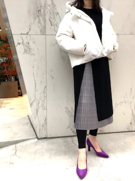 「tibi（ティビ）のアイテム」を使った、ELENDEEK STAFFさん（レディース・163cm）の冬コーディネート