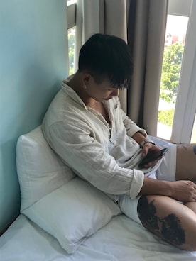 「H&M（エイチ・アンド・エム）のアイテム（アンサンブル）」を使った、ssssungさん（メンズ・176cm）の夏コーディネート