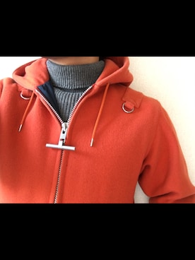 「MIGHTY-MAC（マイティーマック）のアイテム（ジャケット/アウター）」を使った、Junichiさん（メンズ・173cm）の冬コーディネート